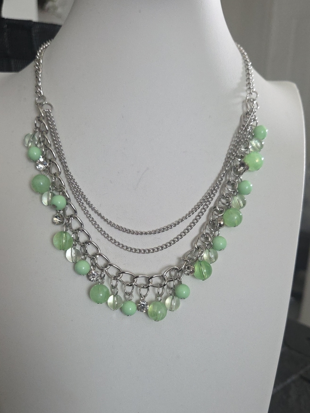 Paparazzi Wait And Sea Green Necklace NWT